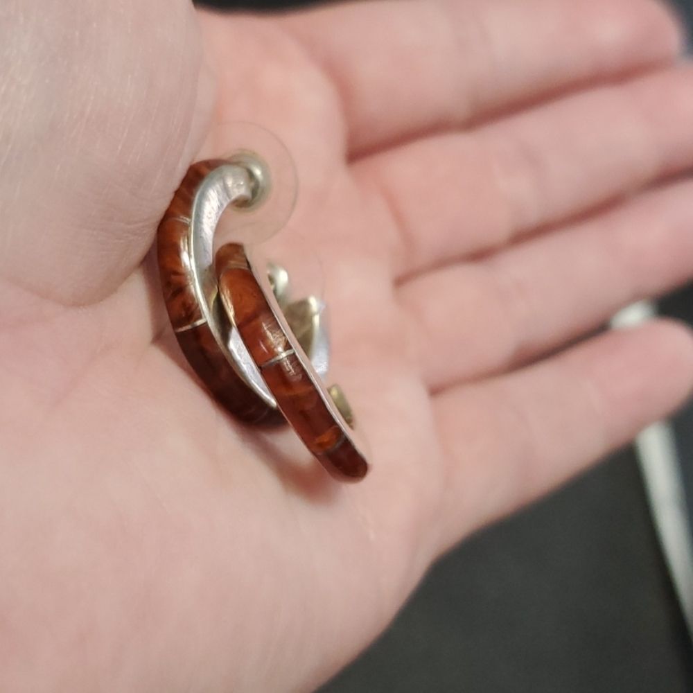 **Last Chance!! Final Sale** Mexico sterling silver earrings - Picture 10 of 11